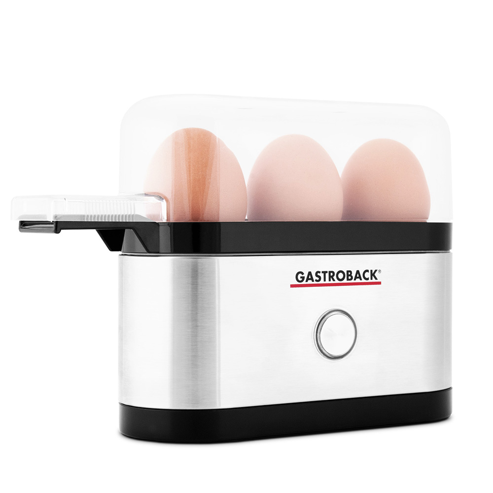 

Gastroback Design Egg Cooker Mini (Available for UAE Customers Only, Silver