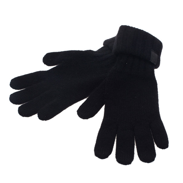 Pre Owned Giorgio Armani Black Cashmere Gloves S