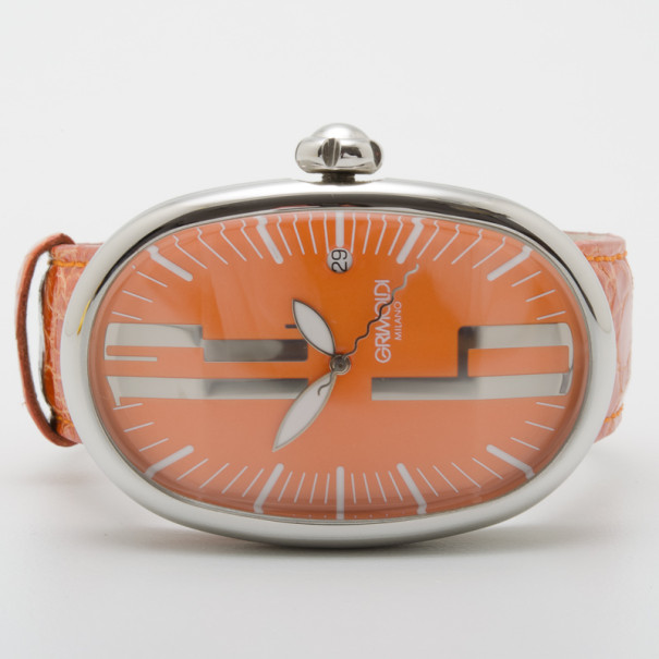 

Grimoldi Milano Orange Borgonovo SS Automatic Unisex Watch