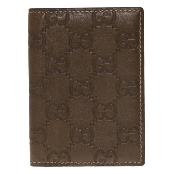 Gucci Brown Monogram Card Holder