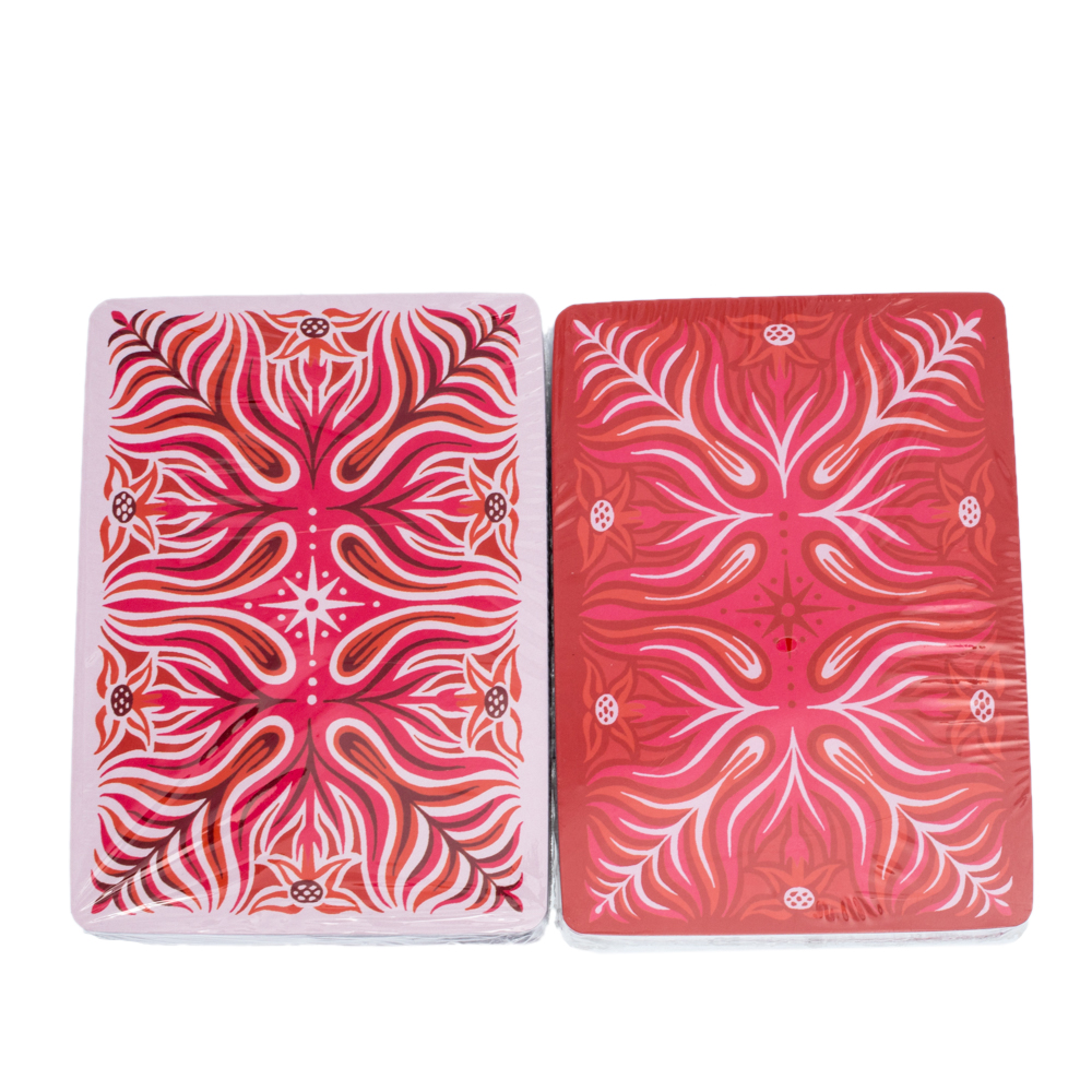 Hermes Red & Pink Playing Cards