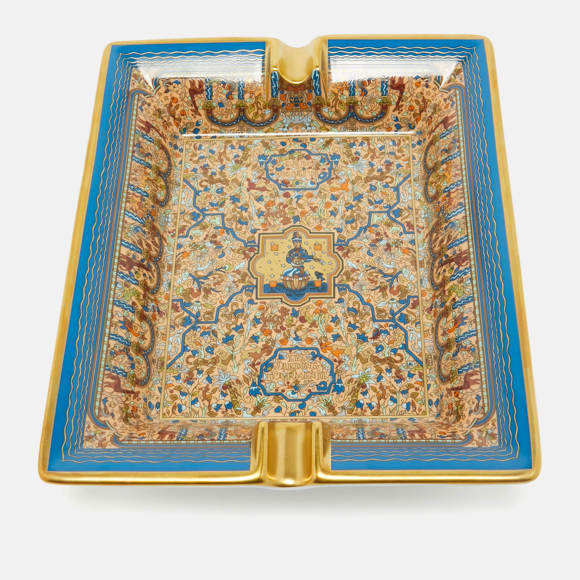 Pre Owned  Hermès Porcelain Les Jardins D'Armenie Ashtray