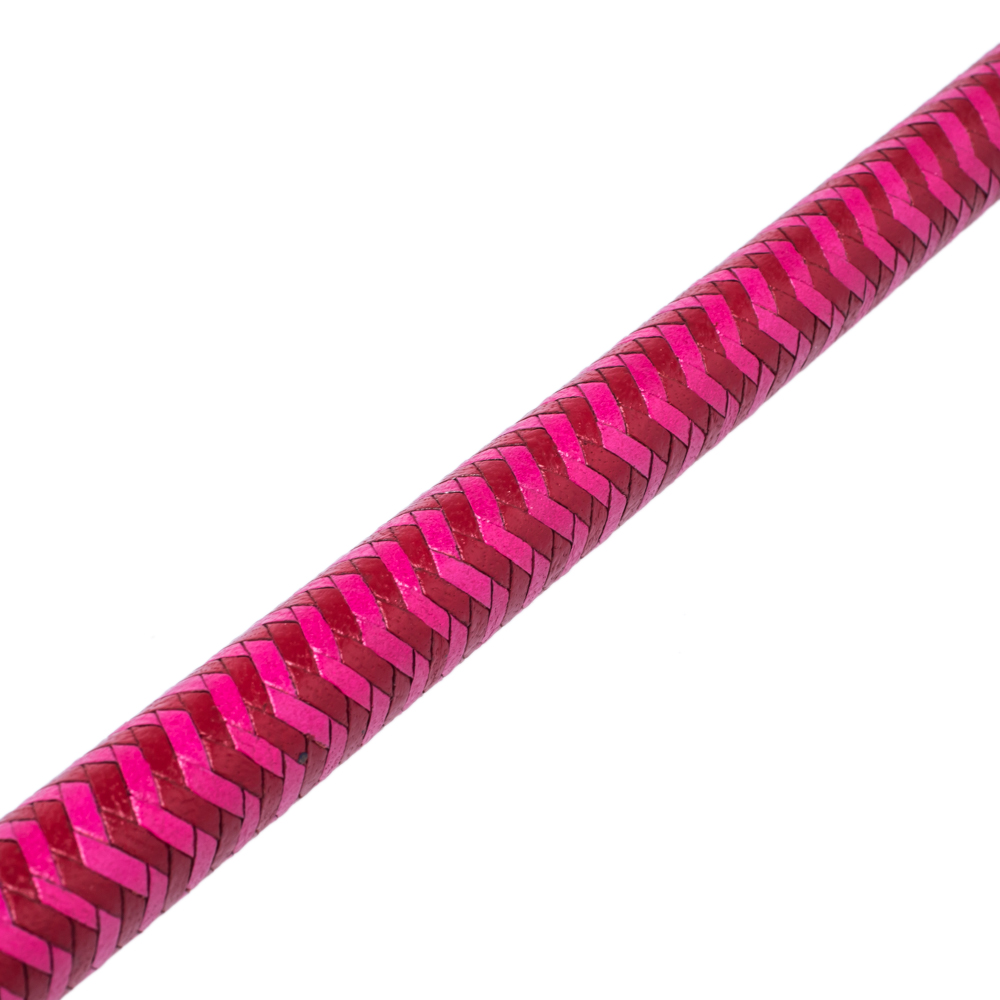 

Hermes Rouge Casaque/Rogue Pourpre Leather Dressage Whip, Pink