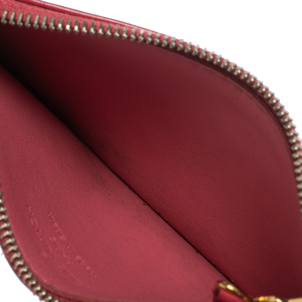 

Louis Vuitton Framboise Monogram Vernis Key Pouch, Pink
