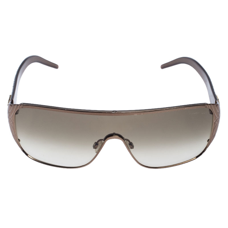 

Roberto Cavalli Gold/Brown Gradient Icario Shield Unisex Sunglasses