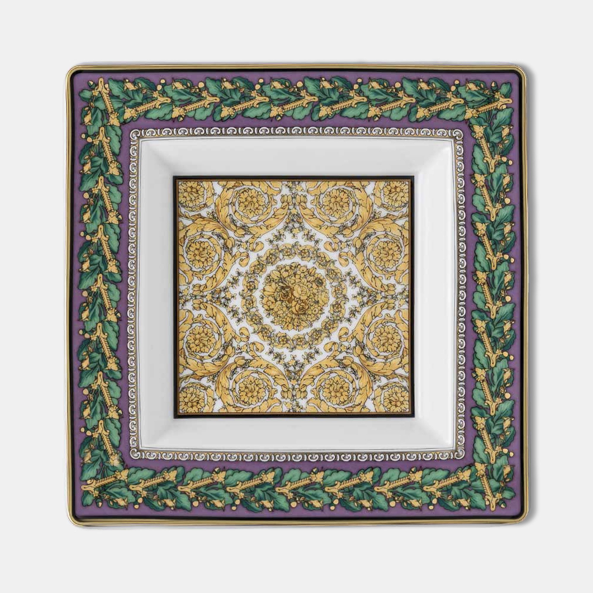 Rosenthal Meets Versace Barocco Mosaic Square Dish 14 cm