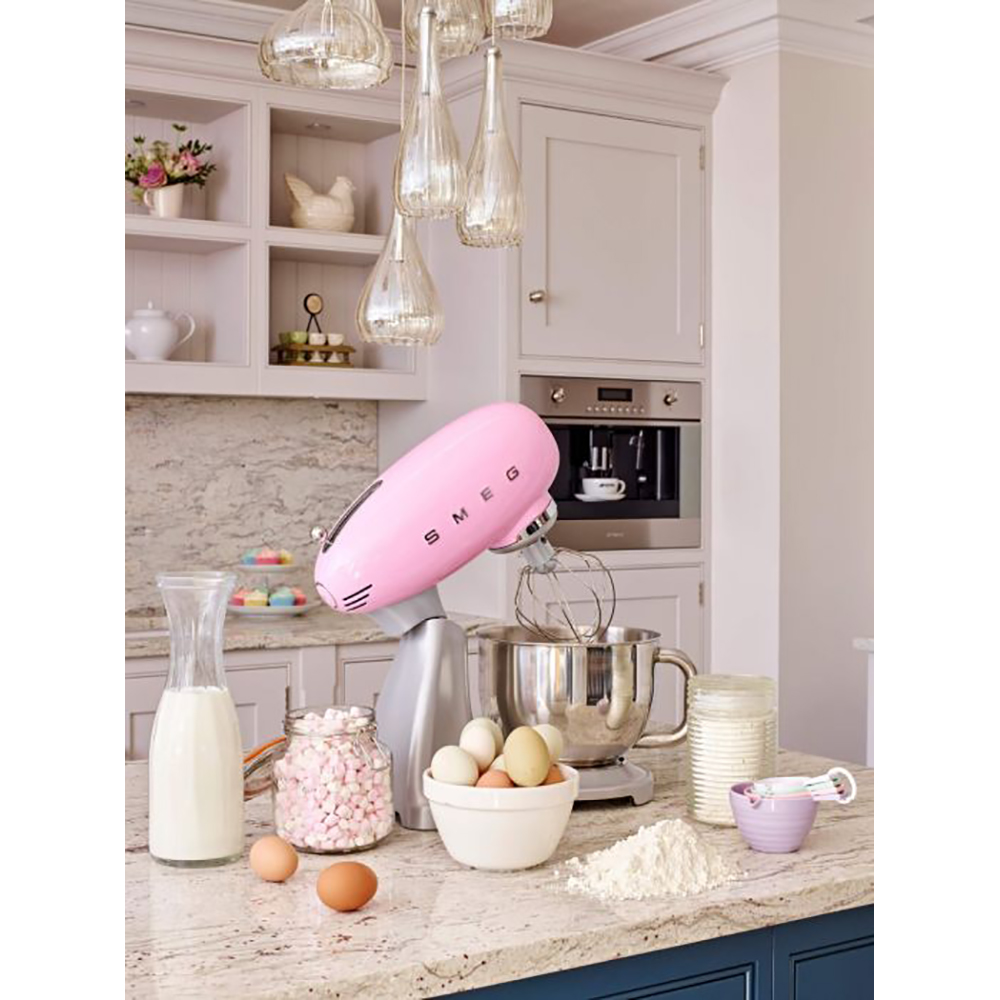 Smeg 50 S Retro Style Stand Mixer Pink Available For Uae Customers Only Smeg Tlc