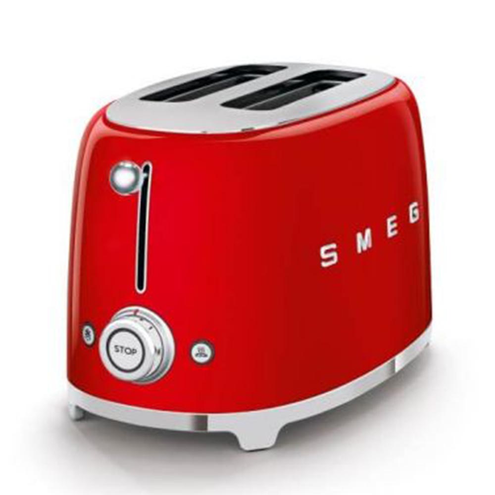 

Smeg 50's Retro Style Aesthetic 2 Slice Toaster,Red (Available for UAE Customers Only