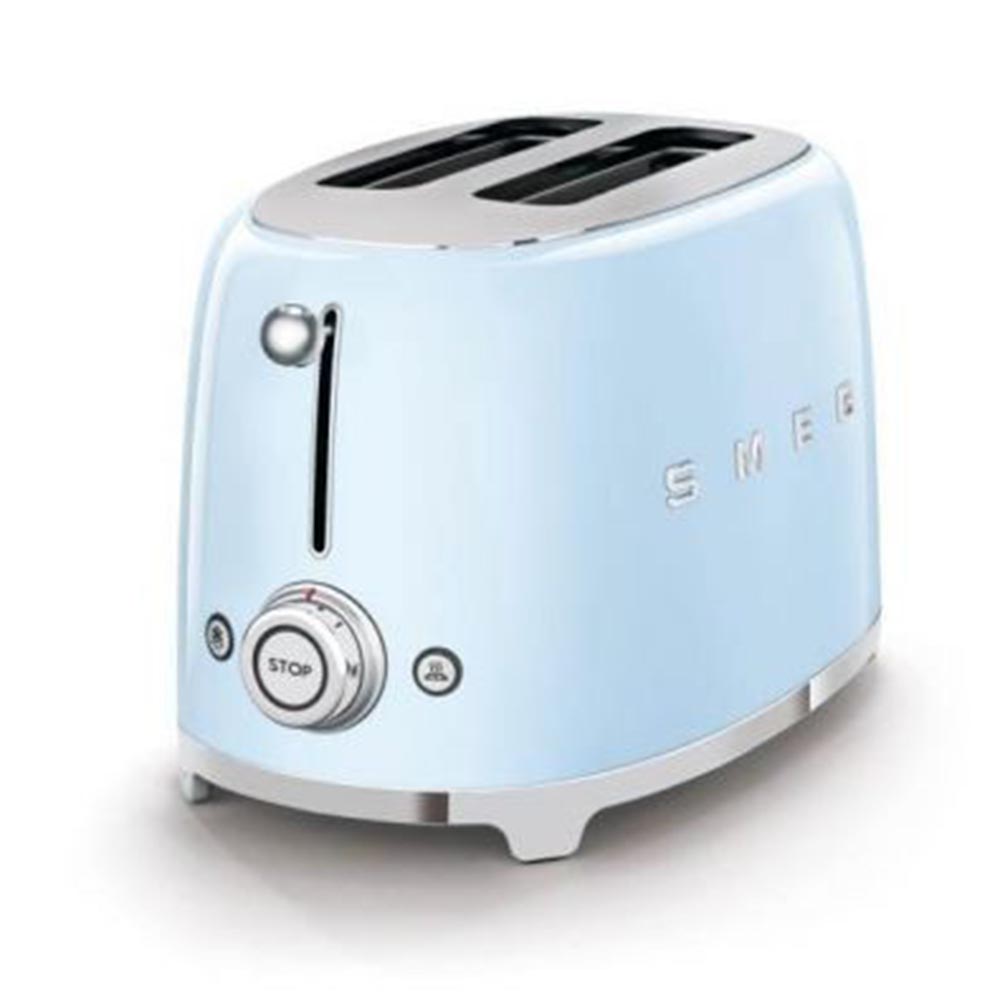 

Smeg 50's Retro Style Aesthetic 2 Slice Toaster, Pastel Blue (Available for UAE Customers Only