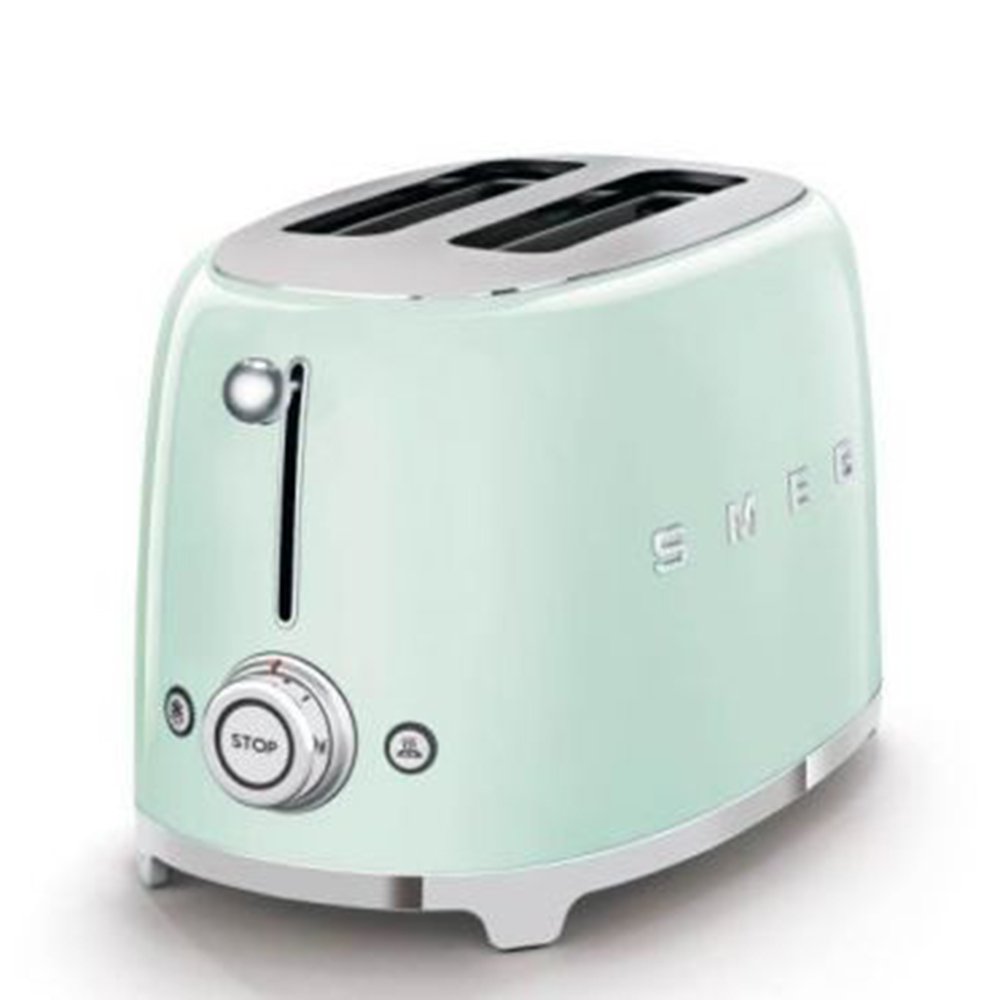 

Smeg 50's Retro Style Aesthetic 2 Slice Toaster, Pastel Green (Available for UAE Customers Only