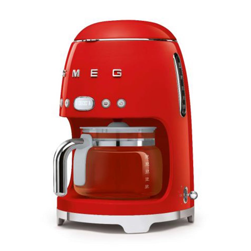 

Smeg 50'S Retro Style Aesthetic Drip Filter Coffee Machine,Red (Available for UAE Customers Only