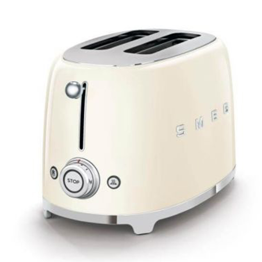 

Smeg 50's Retro Style Aesthetic 2 Slice Toaster, Cream (Available for UAE Customers Only