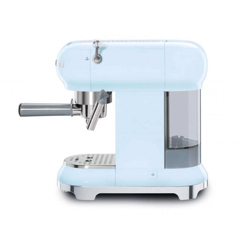 

Smeg 50's Retro Style Aesthetic Espresso Coffee Machine, Pastel Blue (Available for UAE Customers Only