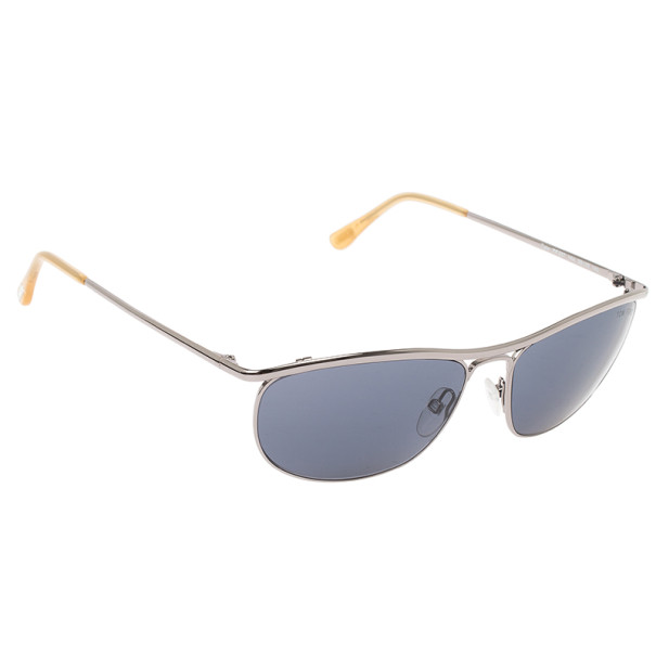 Tom Ford Silver Tate Unisex Aviators