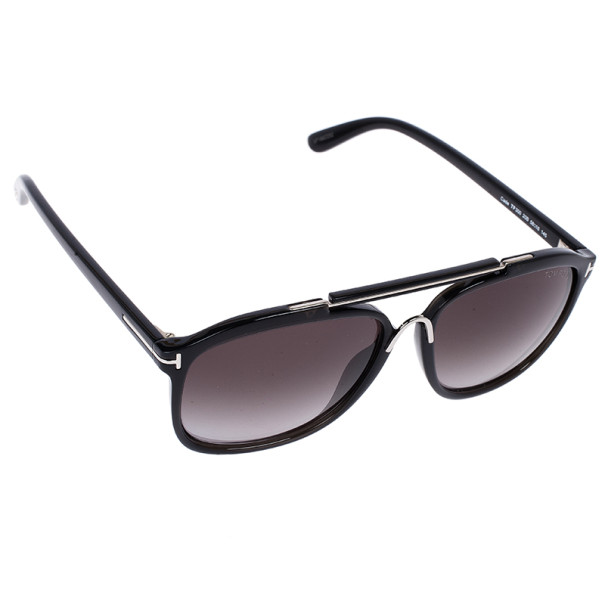 Pre Owned Tom Ford Black Cade Unisex Aviators