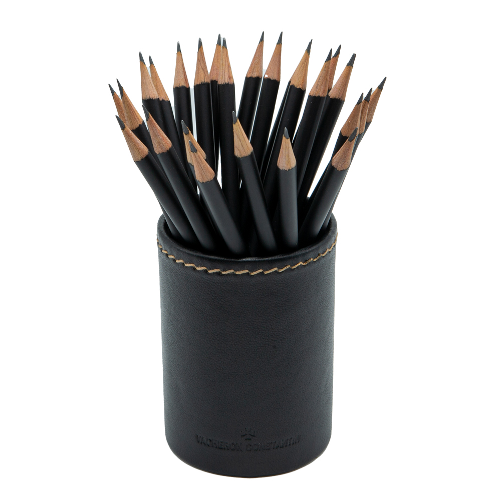 

Vacheron Constantin Pencils & Leather Holder Set, Black