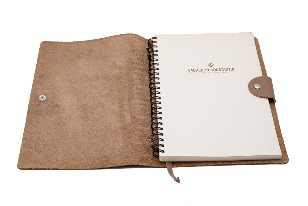 

Vacheron Constantin Leather Notebook, Beige