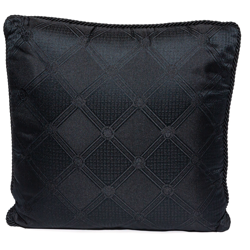 

Versace Medusa Black Cotton Cushion