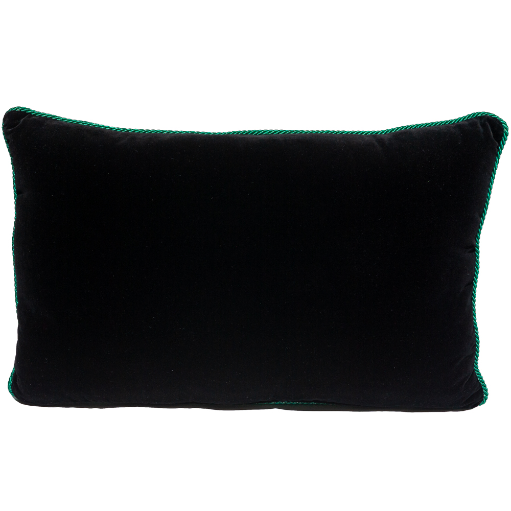 

Versace Medusa Green & Black Cotton & Velvet Pillow