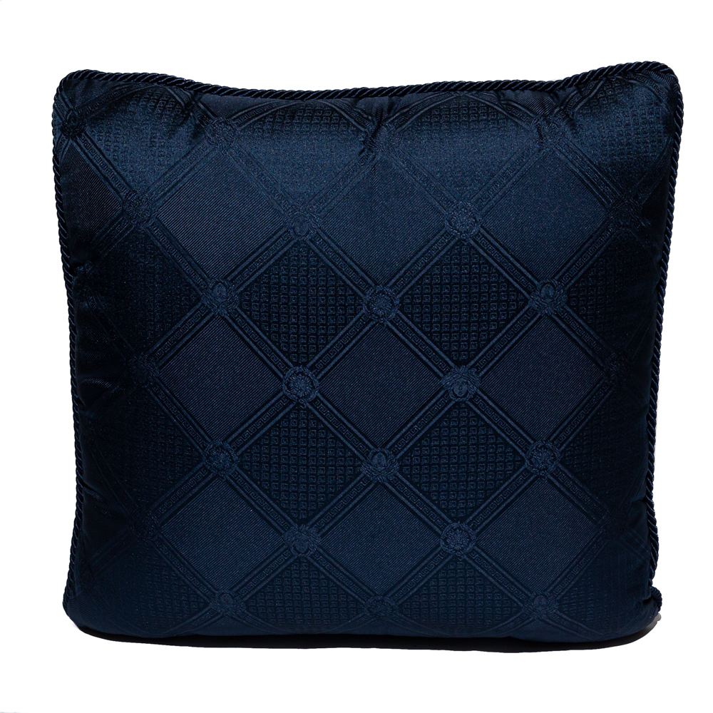 

Versace Medusa Navy Blue Cotton Cushion