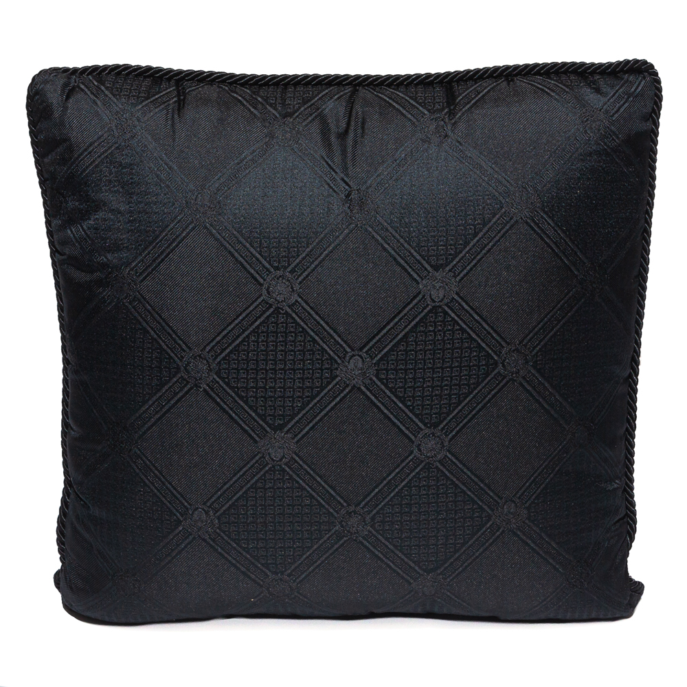 

Versace Medusa Black Cotton Cushion
