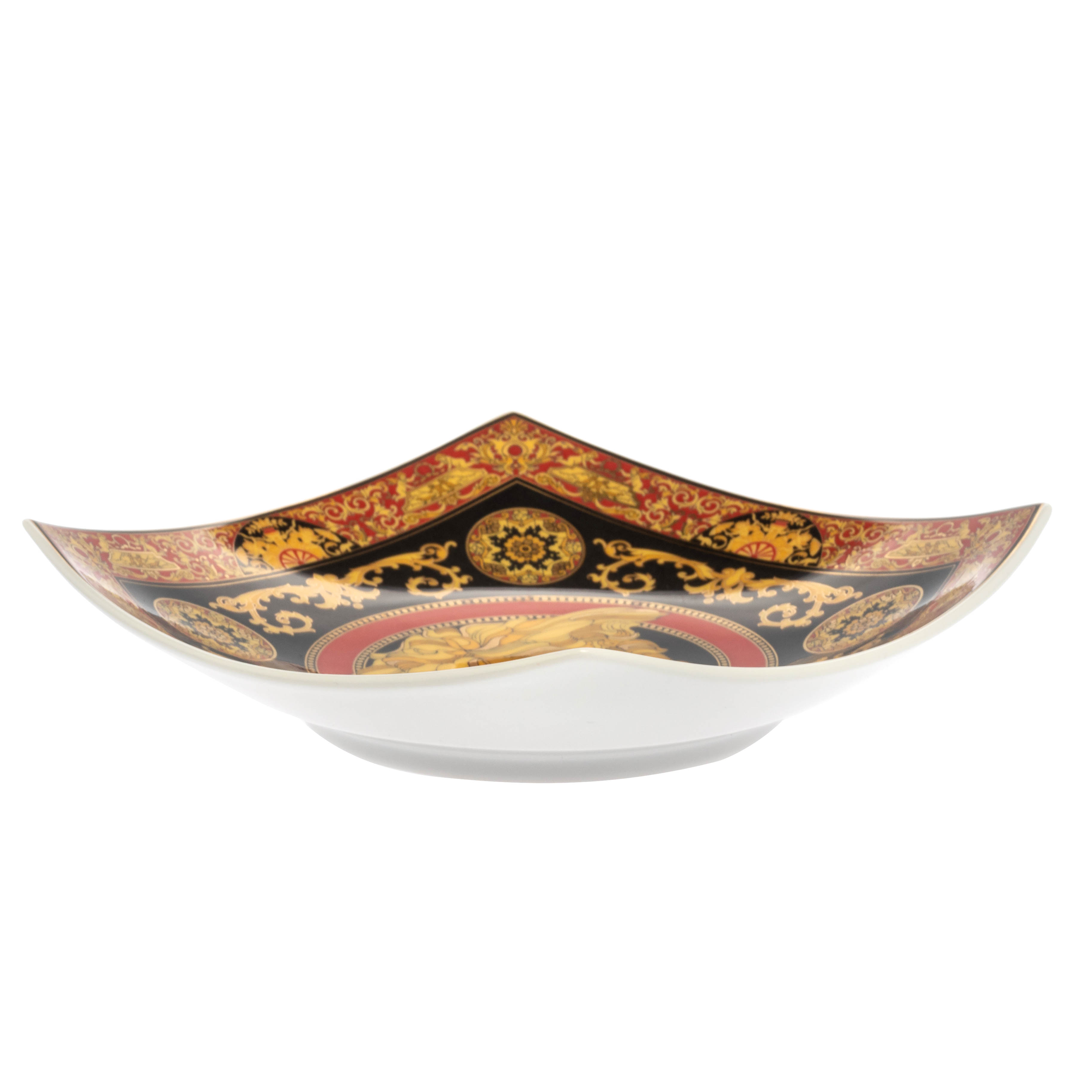 

Rosenthal Meets Versace Medusa Square Dish, Red