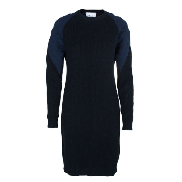 Pre Owned فستان 3.1 فيليب ليم مضلعة مغزولة M