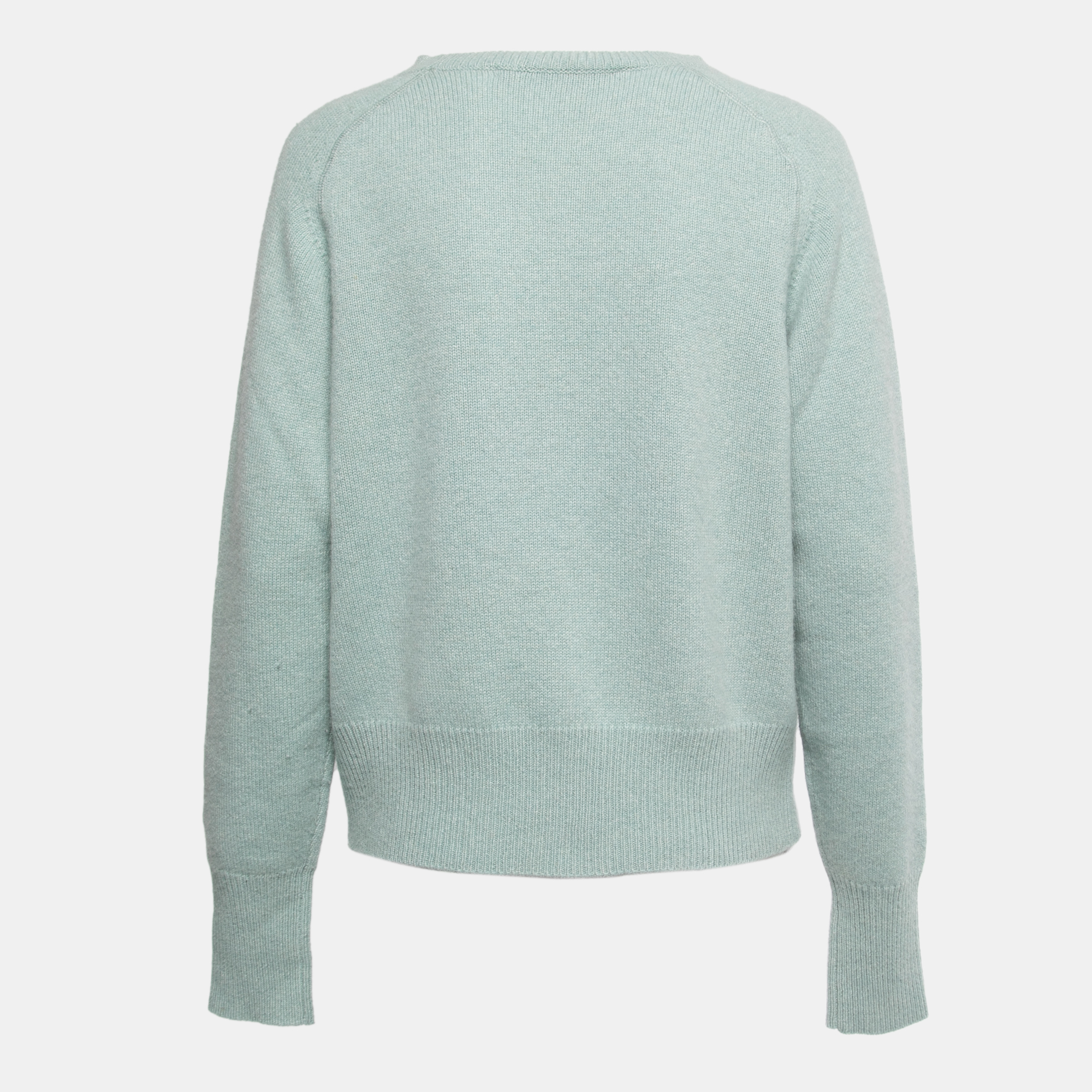 

360 Cashmere Sage Green Cashmere Knit Sweater