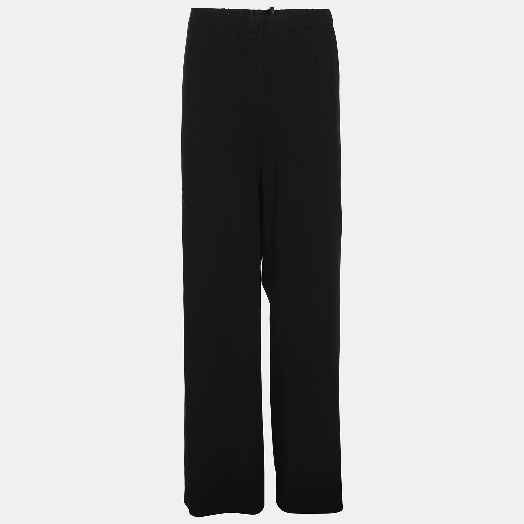 Pre-owned 424 Basler Black Jersey Trousers Xxl
