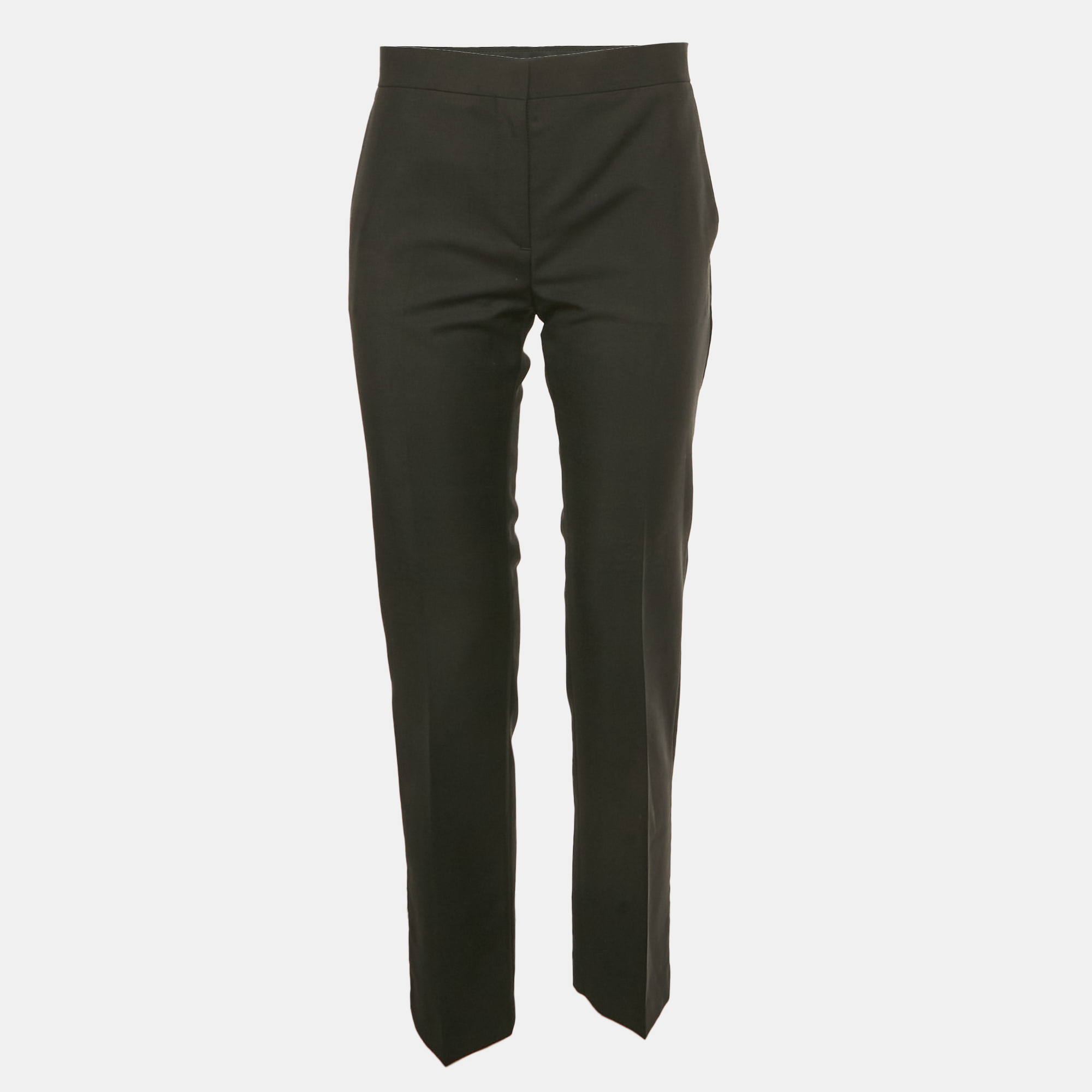 Pre-owned Acne Studios Black Wool Formal Trousers S