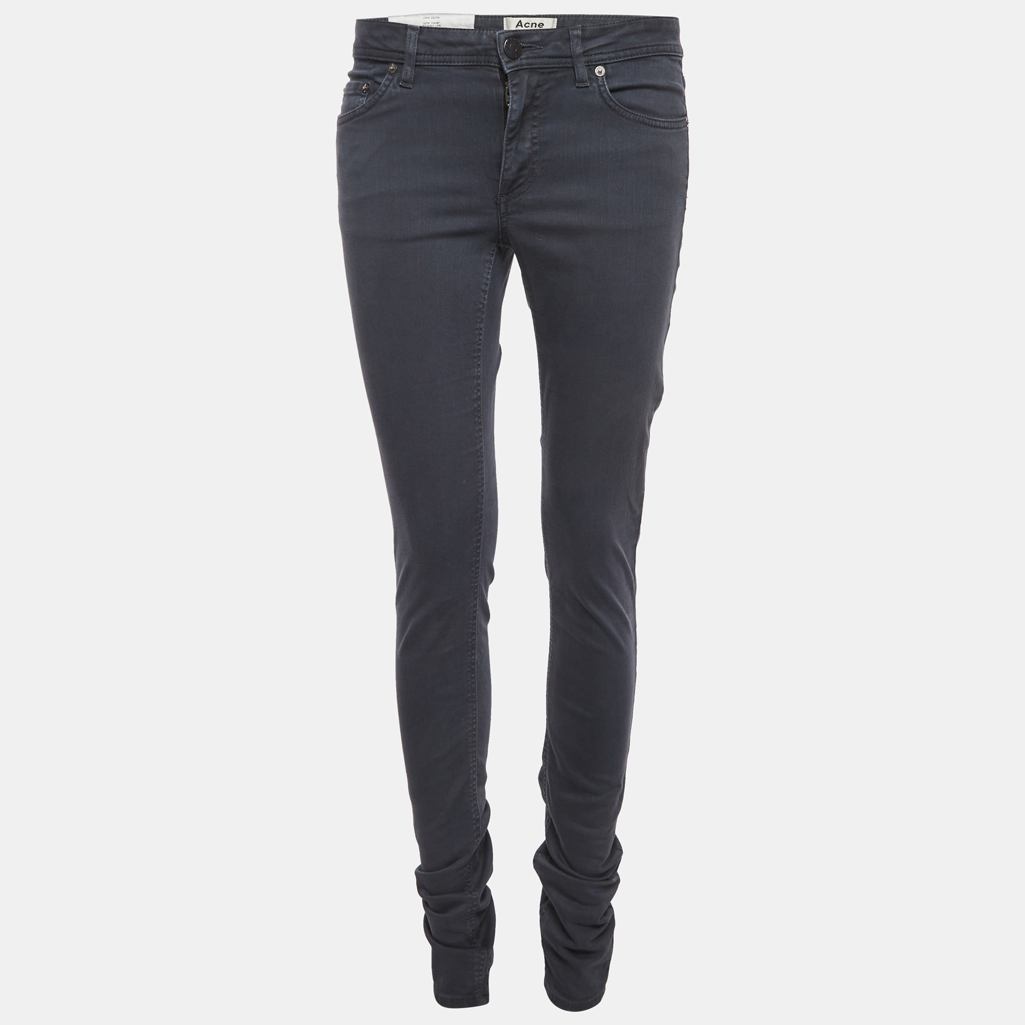 

Acne Studios Grey Denim Skinny Low Lucy Jeans S/Waist 27"