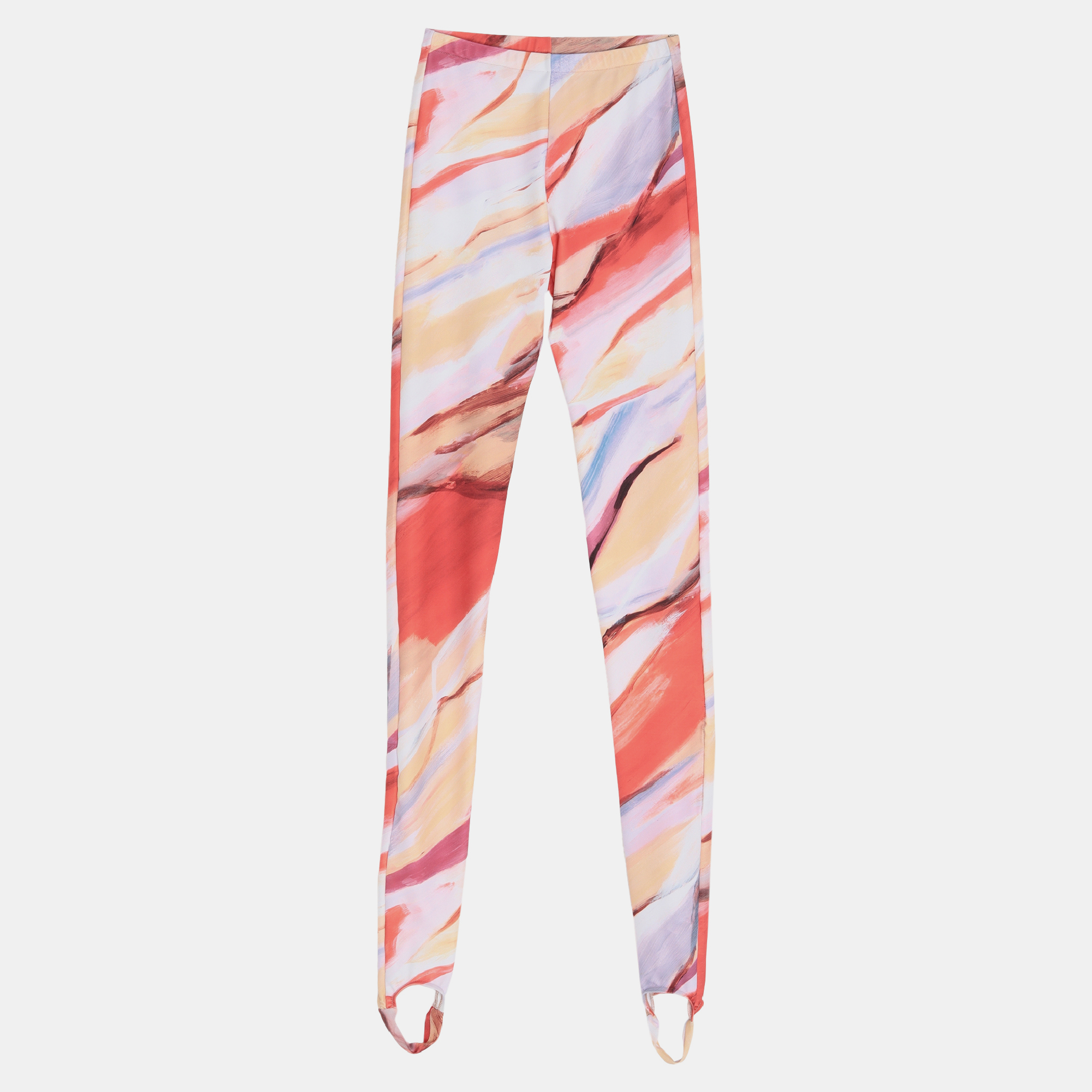 Pre-owned Acne Studios Polyester Leggings Xs In Multicolor