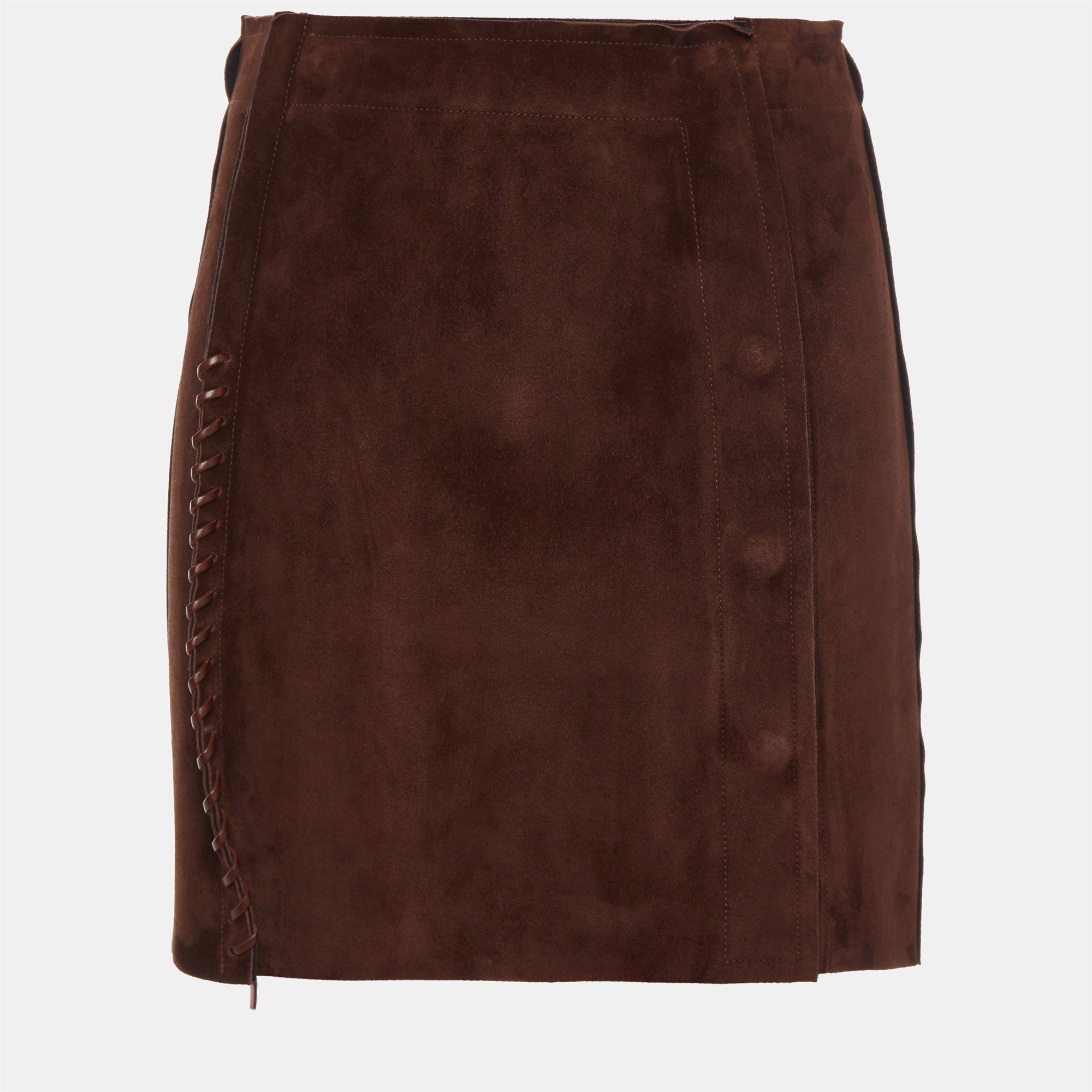 

Acne Studios Vacchetta Mini Skirt 36, Brown