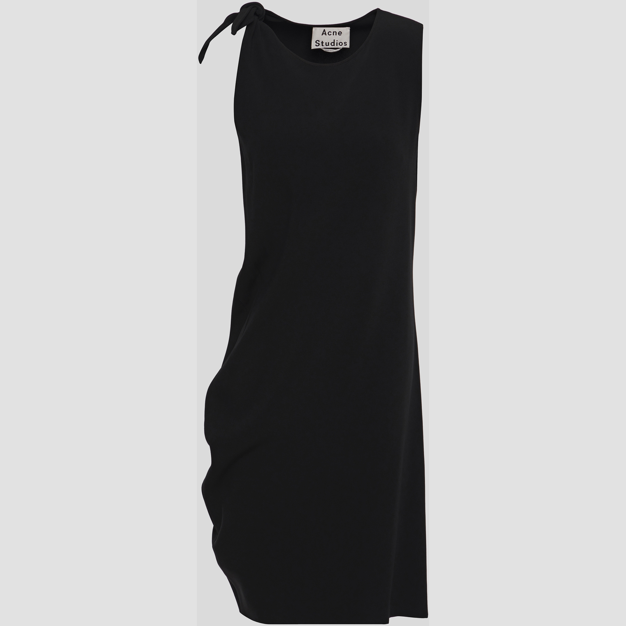 Pre-owned Acne Studios Viscose Mini Dress 40 In Black