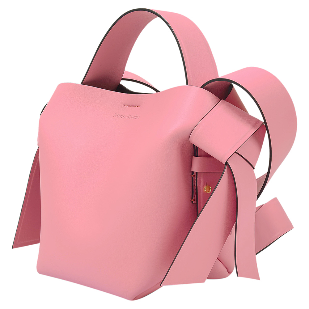 

Acne Studios Pink/Black Musubi Micro Leather Bag