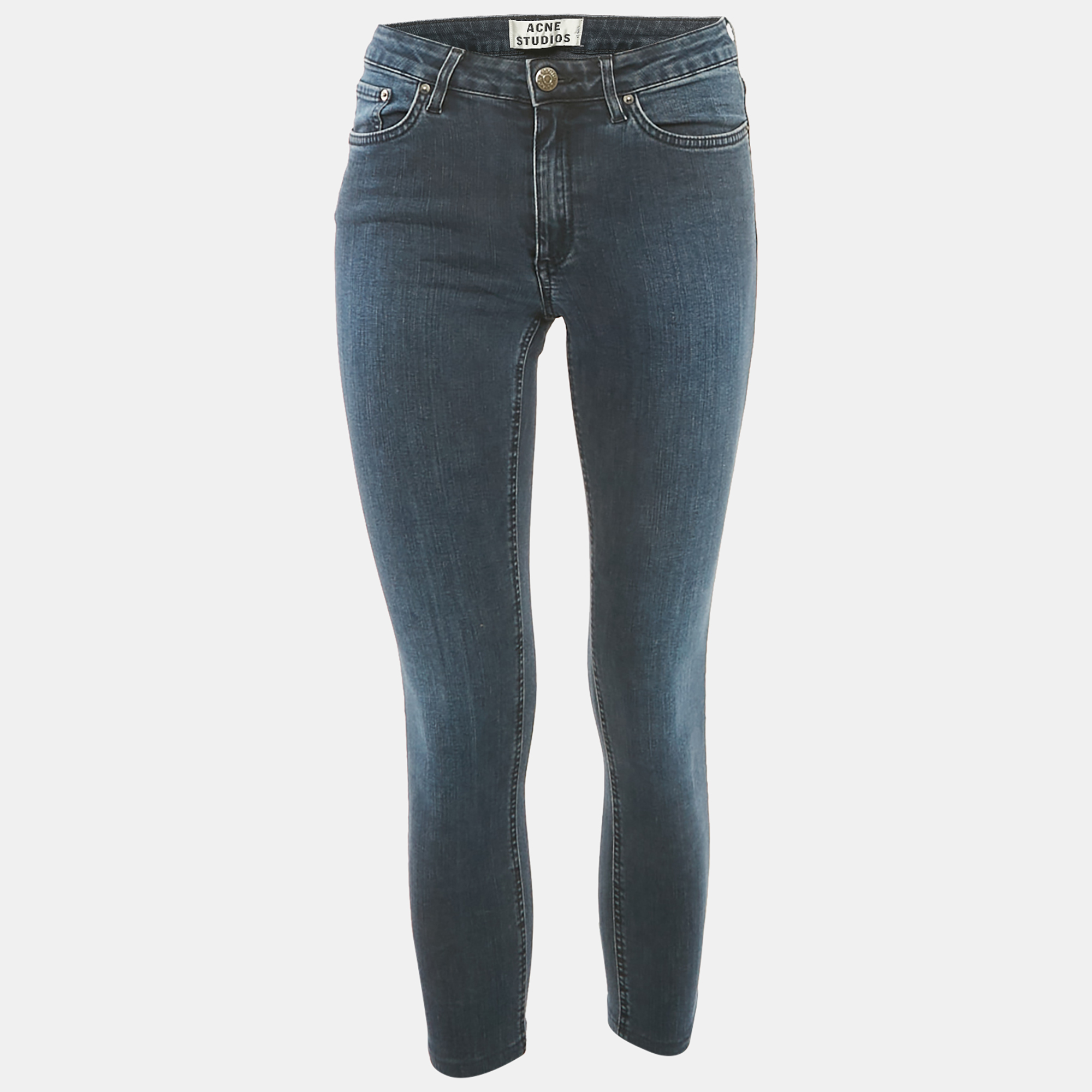 

Acne Studios Blue Faded Denim Skin 5 Deep Jeans S Waist 26", Navy blue