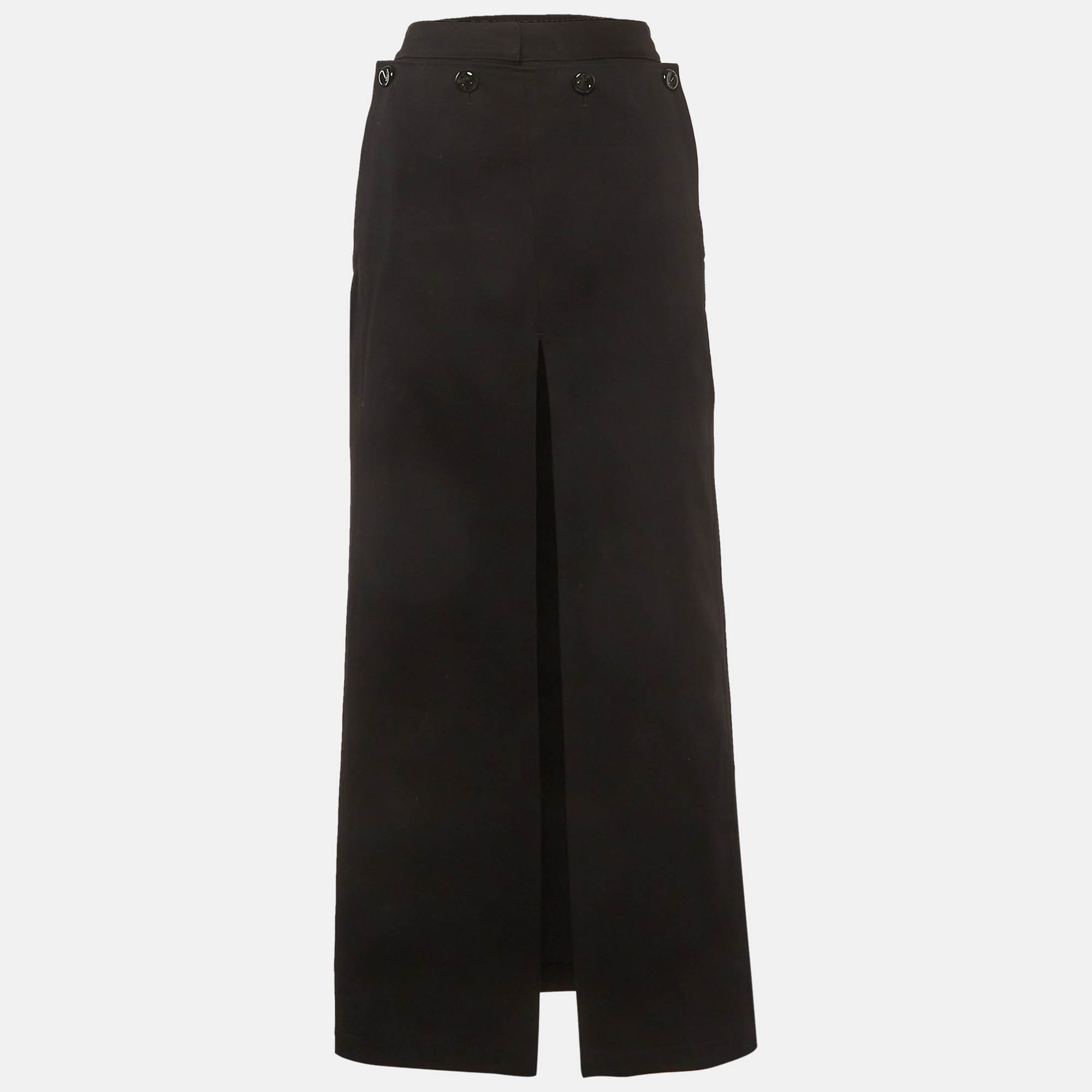 

Acne Studios Black Cotton Twill Drift Skirt M