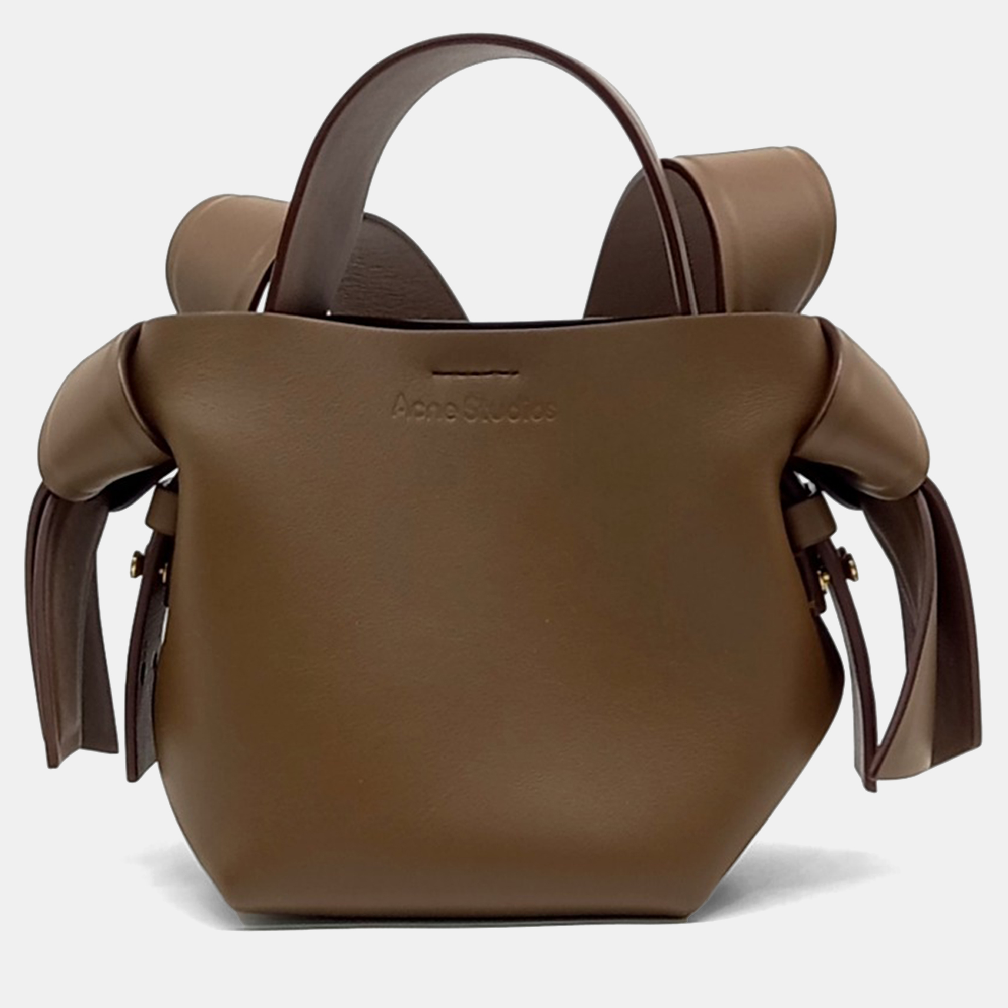 

Acne Studios Brown Leather Musubi Micro Handbag