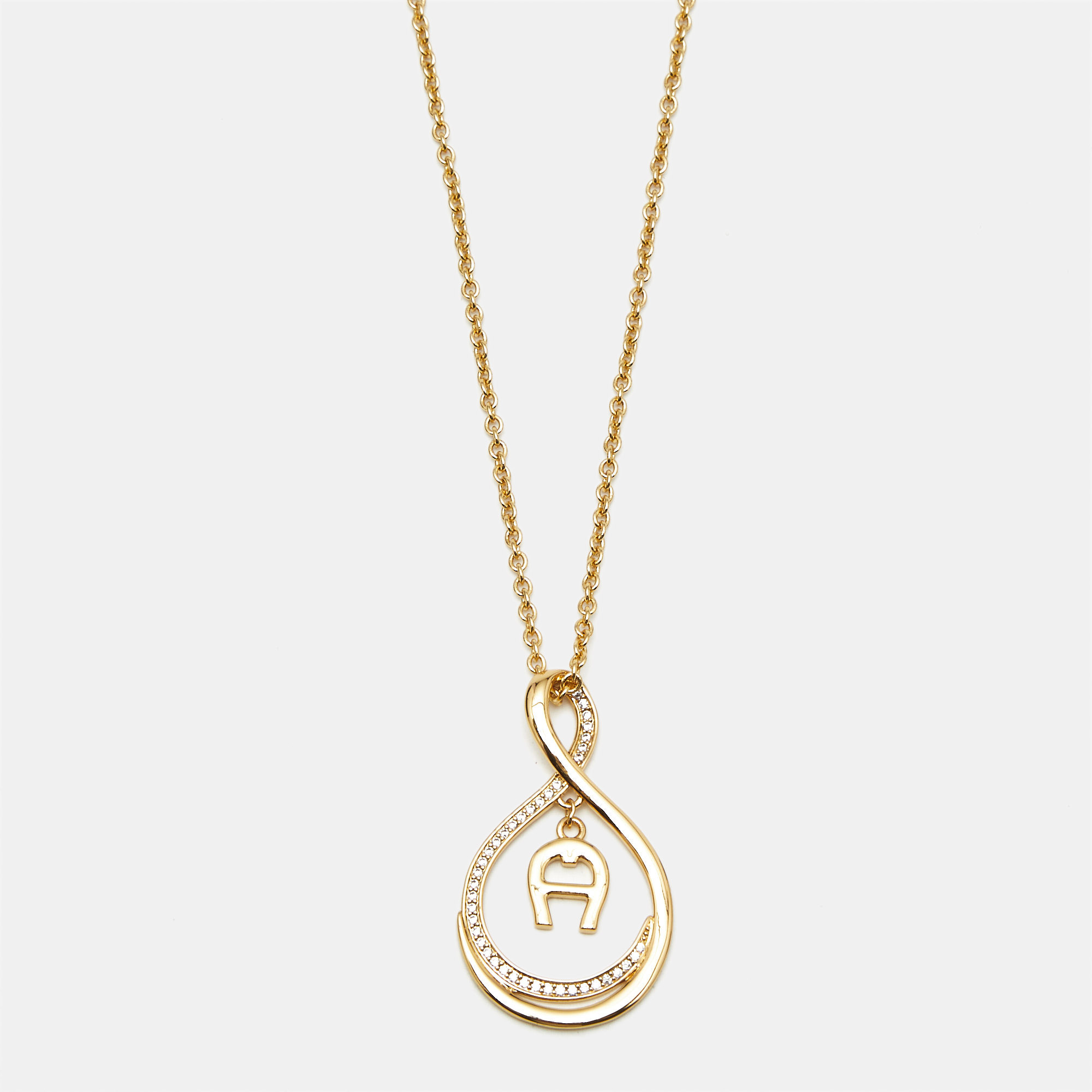 

Aigner Crystals Gold Tone Necklace