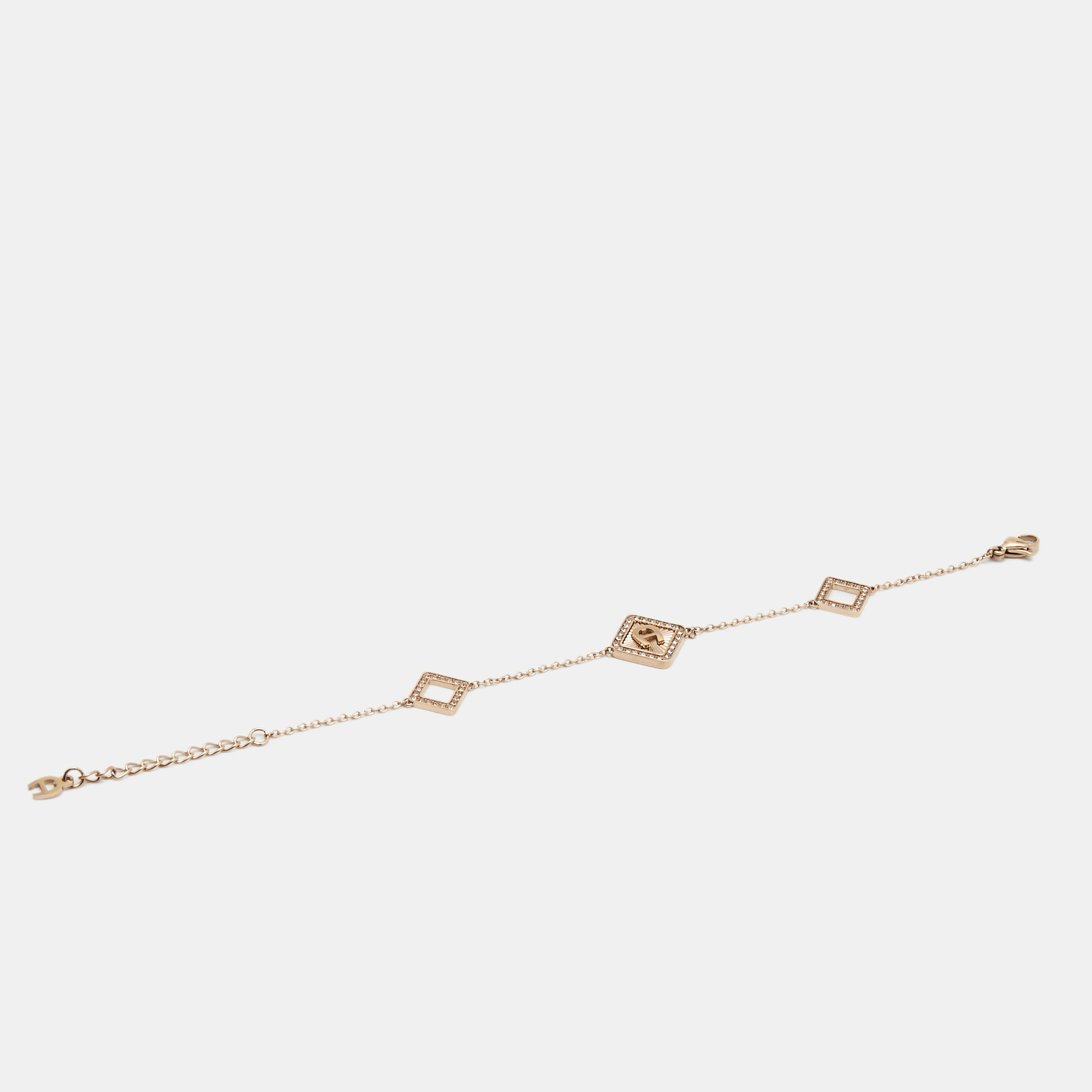 

Aigner Crystal Gold Tone Necklace Set
