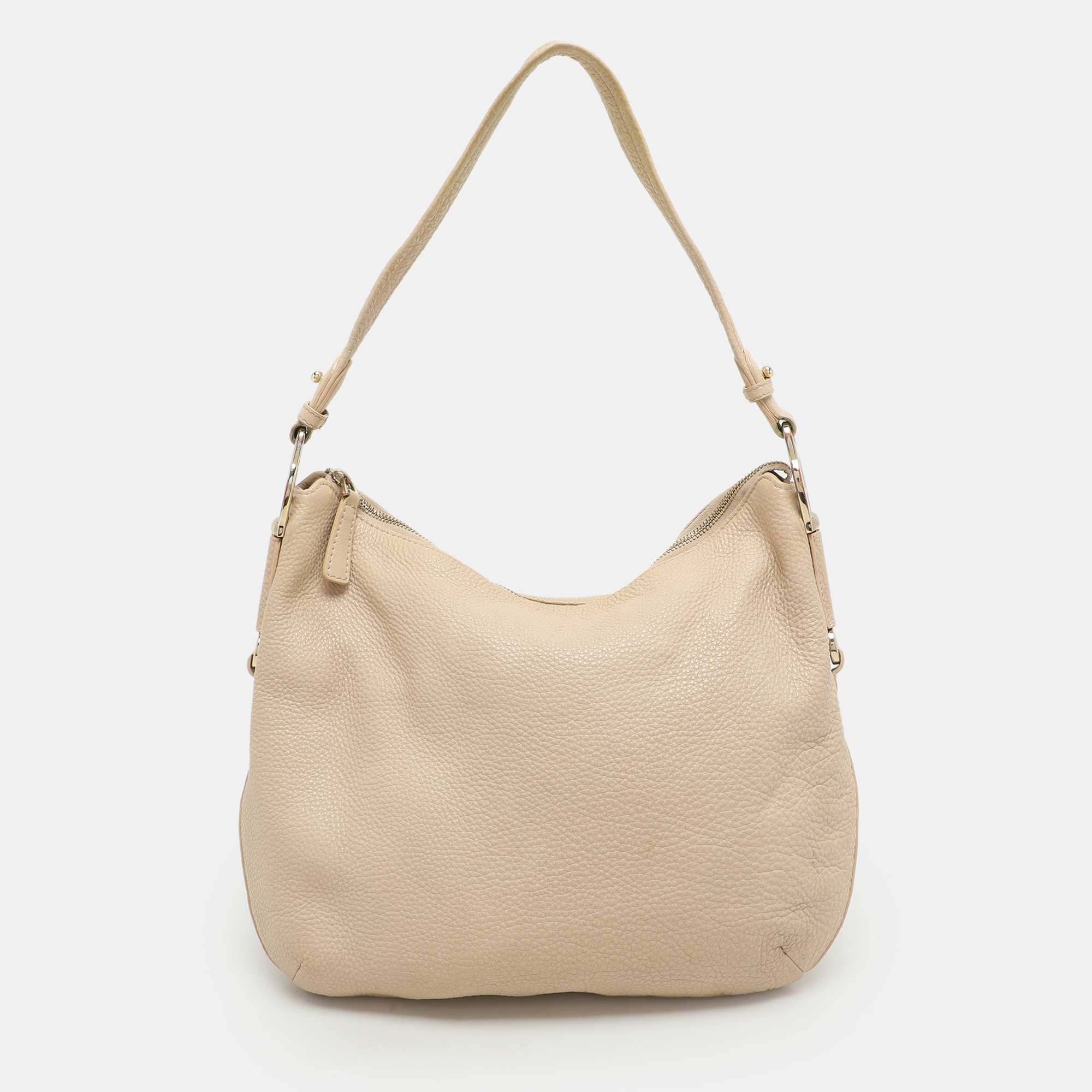 

Aigner Beige Leather Hobo