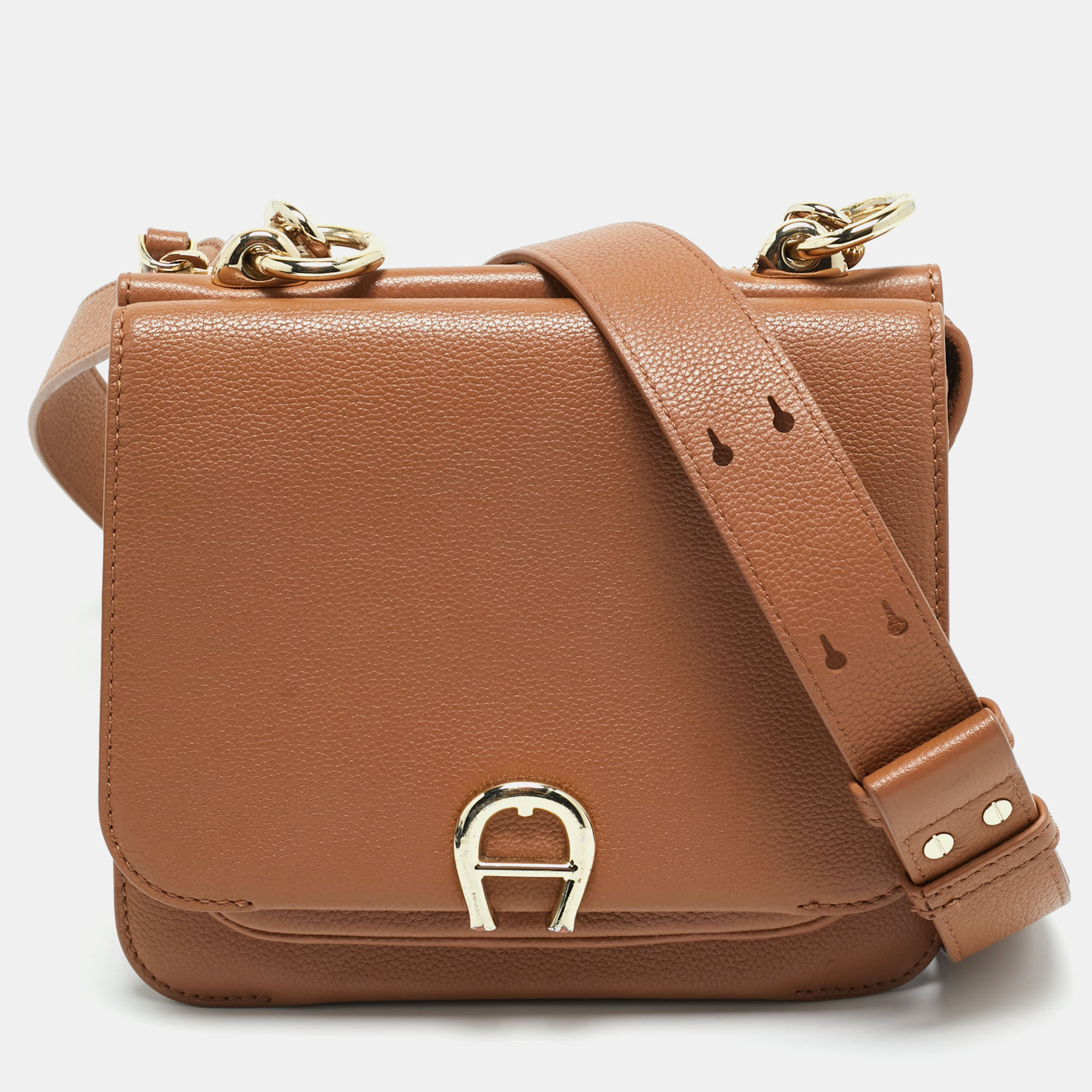 

Aigner Brown Leather Ariana  Crossbody Bag