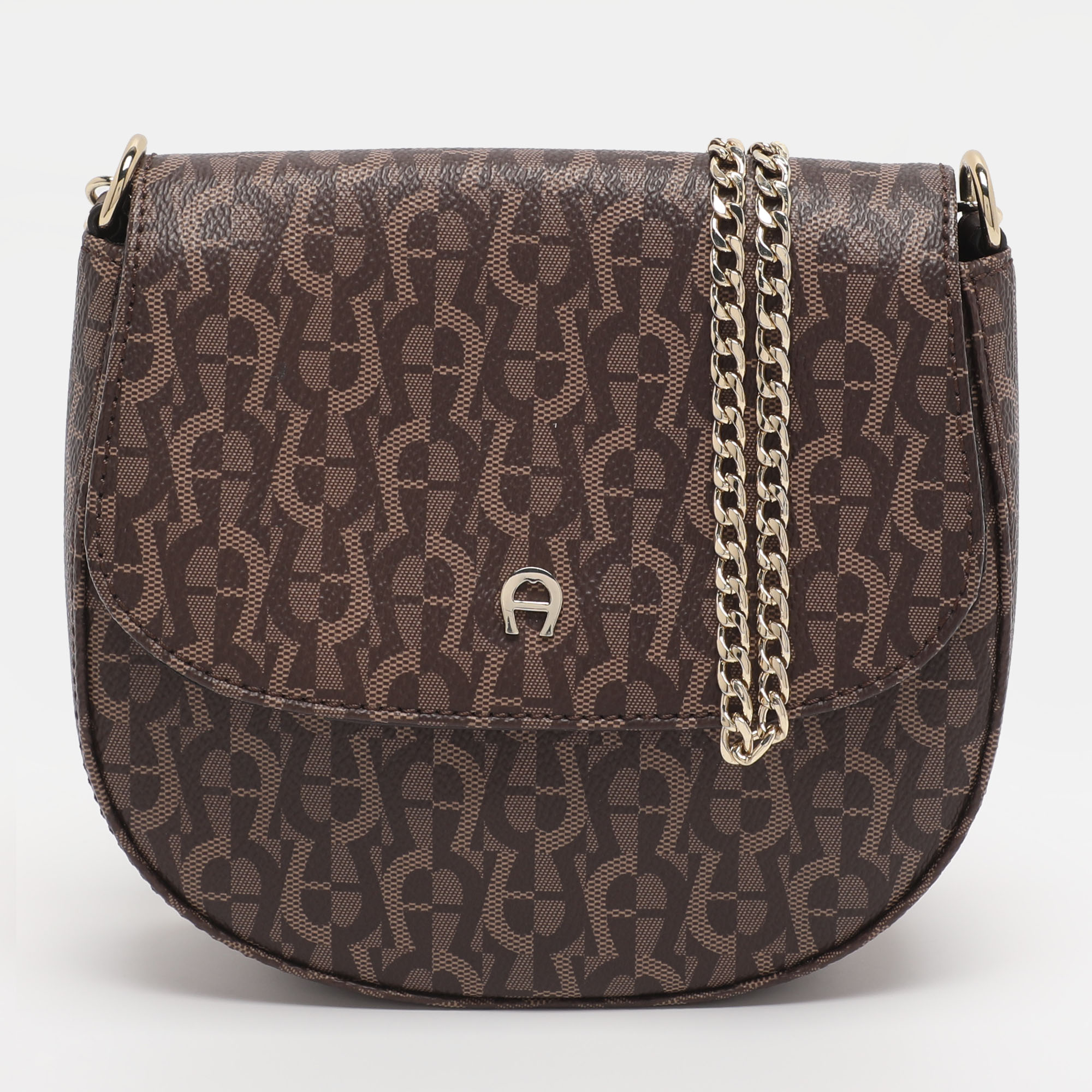 

Aigner Brown Coated Canvas Ava Chain Crossbody Bags