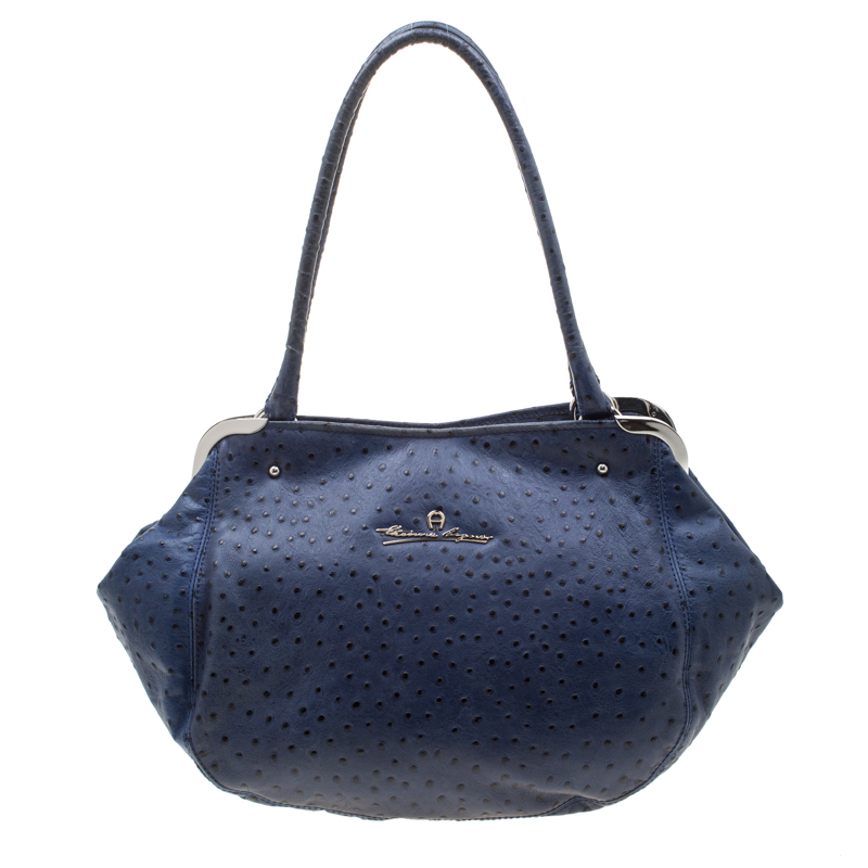 ostrich embossed handbags