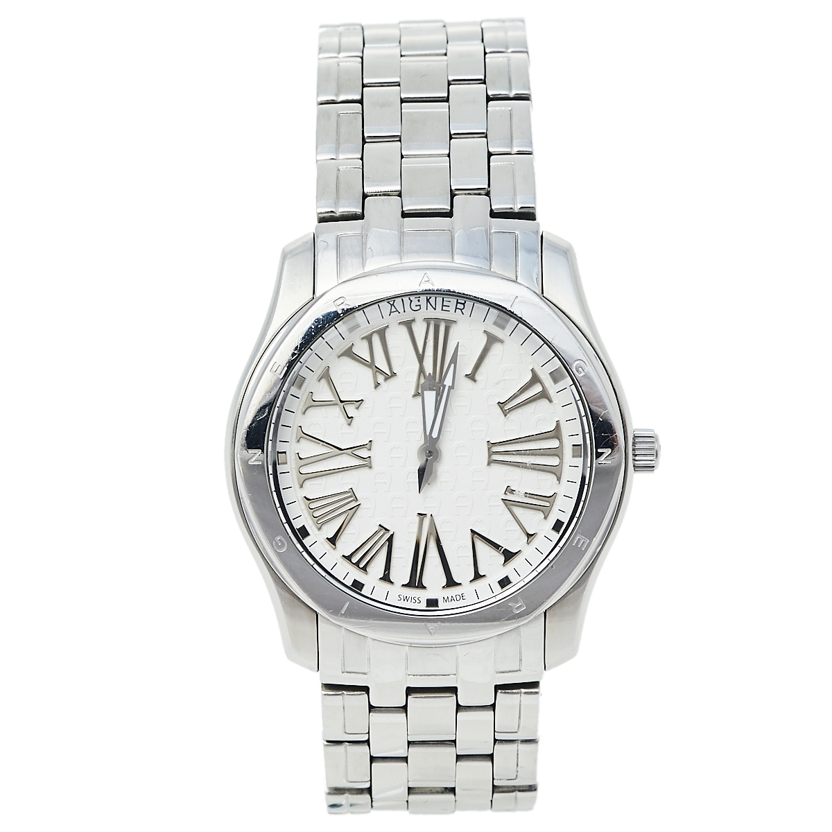 

Aigner White Stainless Steel Lazio A42200 Women's Wristwatch