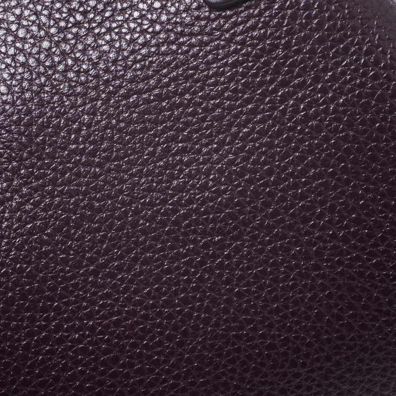 Pre-owned Akris Purple Leather Crossbody Bag