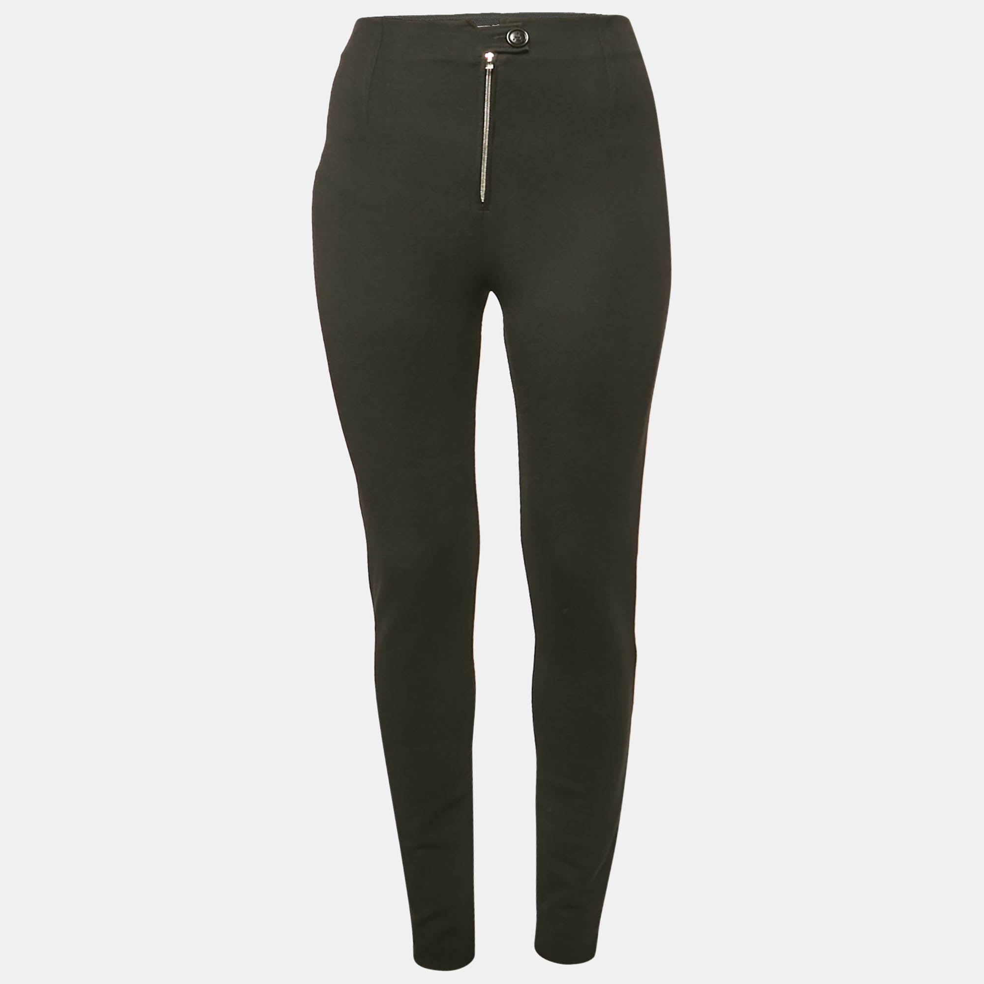 

Alaia Black Stretch Gabardine High Waist Leggings XS