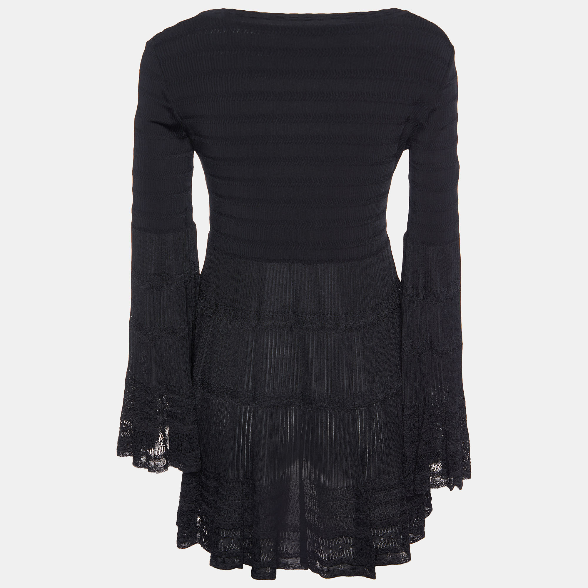 

Alaia Black Silk Knit Tunic