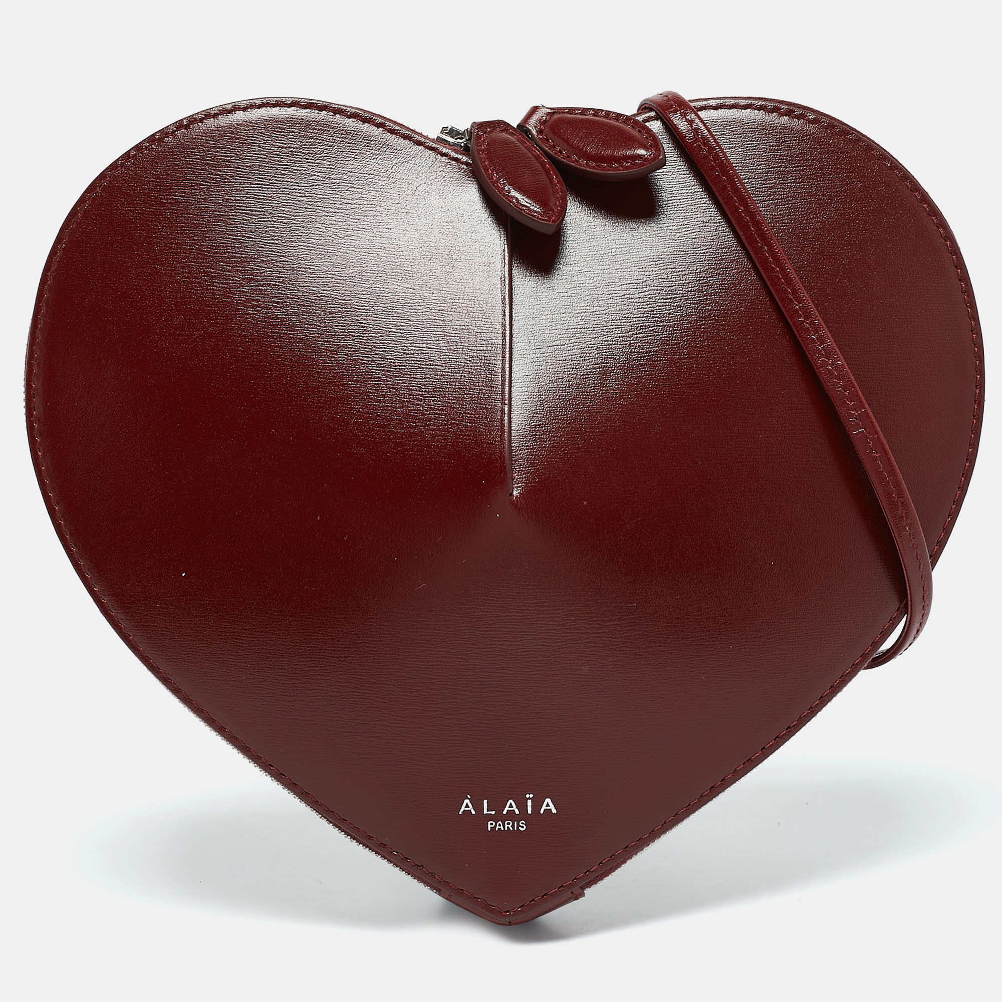 

Alaia Red Leather Le Coeur Shoulder Bag