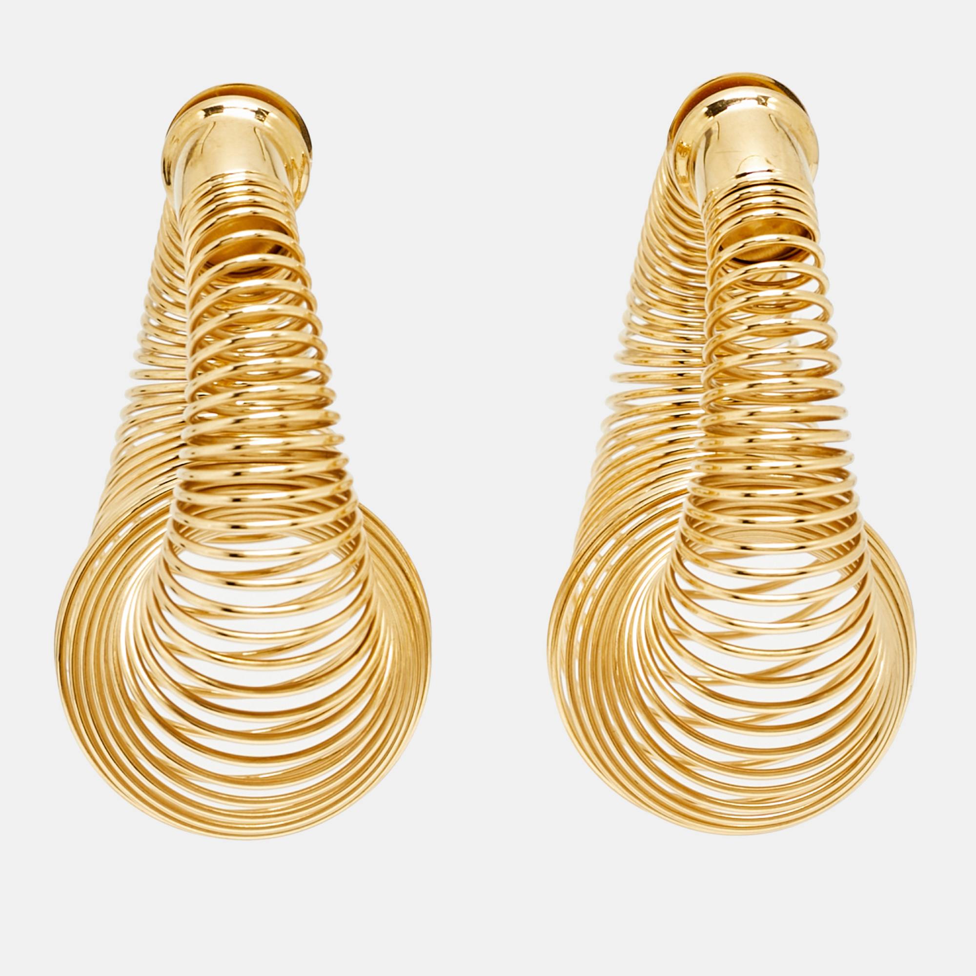 

Alaia Sping Gold Tone Earrings